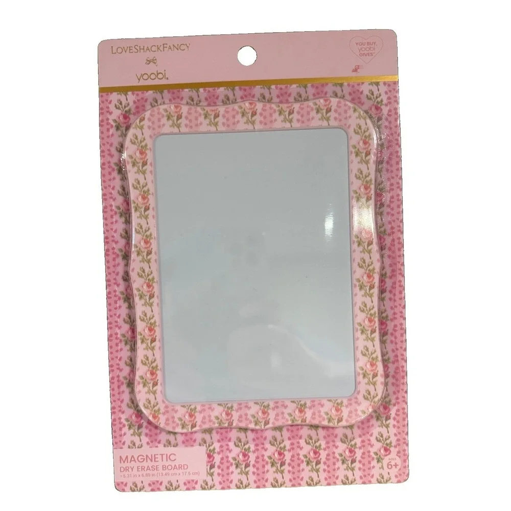 NWT Love Shack Fancy x Target magnetic mirror, magnets, magnetic cup and marker